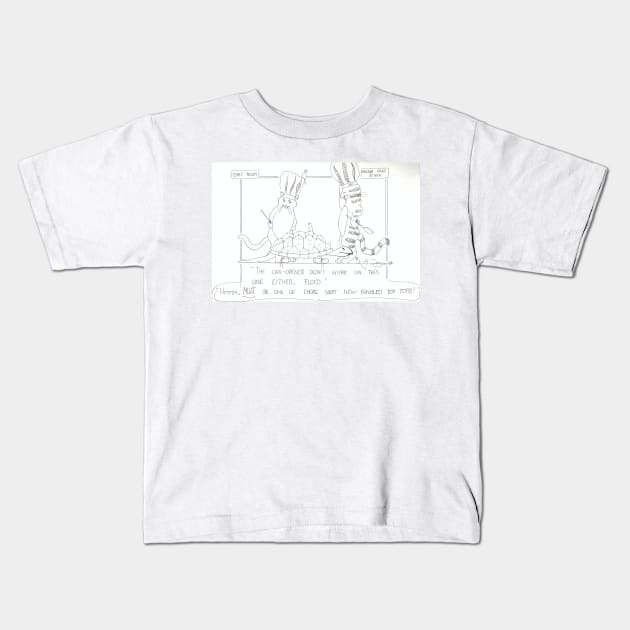 PopTop Kids T-Shirt by Purrsanthema